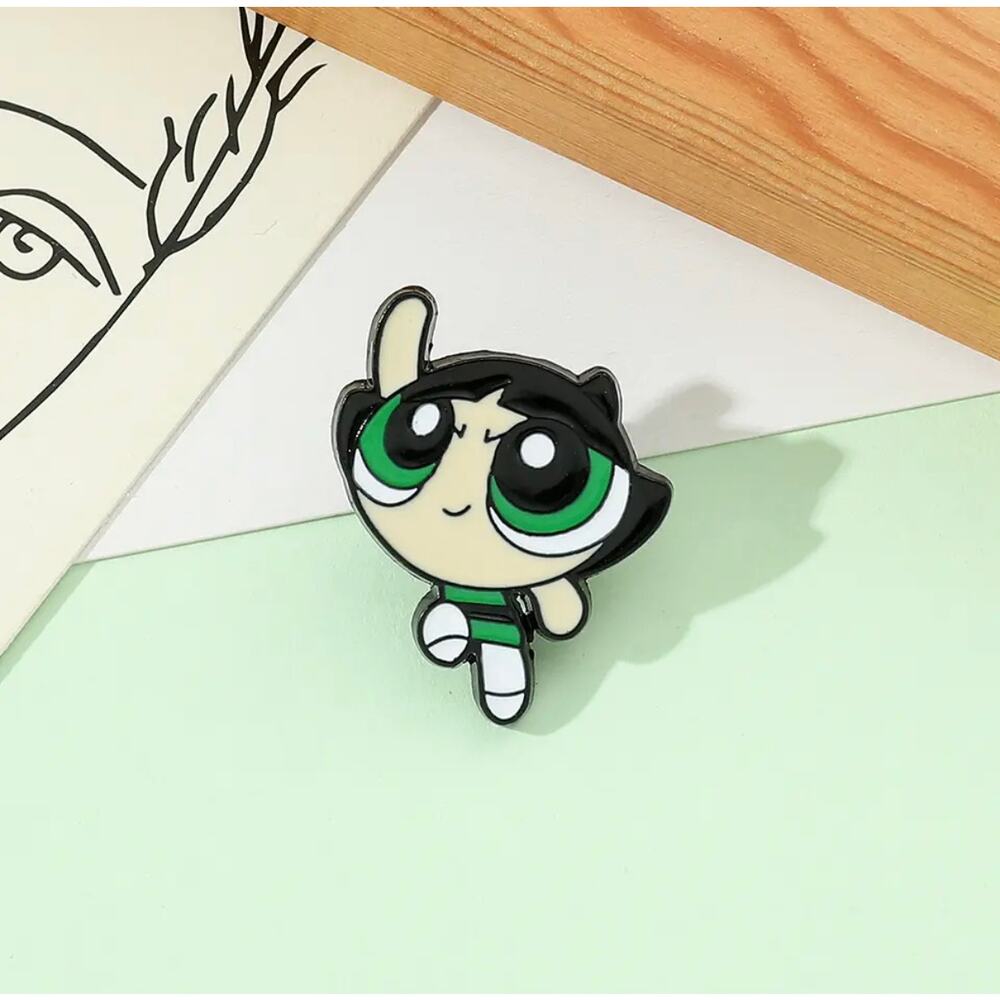 The Powerpuff Girls Buttercup Enamel Pins 19-3 - Picture 2 of 3